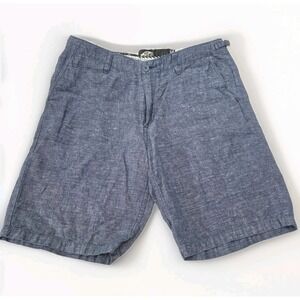 Vans Off The Wall Shorts Blue Flat Front Casual‎ Size 34 Streetwear Blockcore